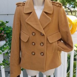 MICHAEL Michael Kors Tan Pea Coat Size 4